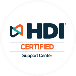 HDI CERTIFIED Support Center