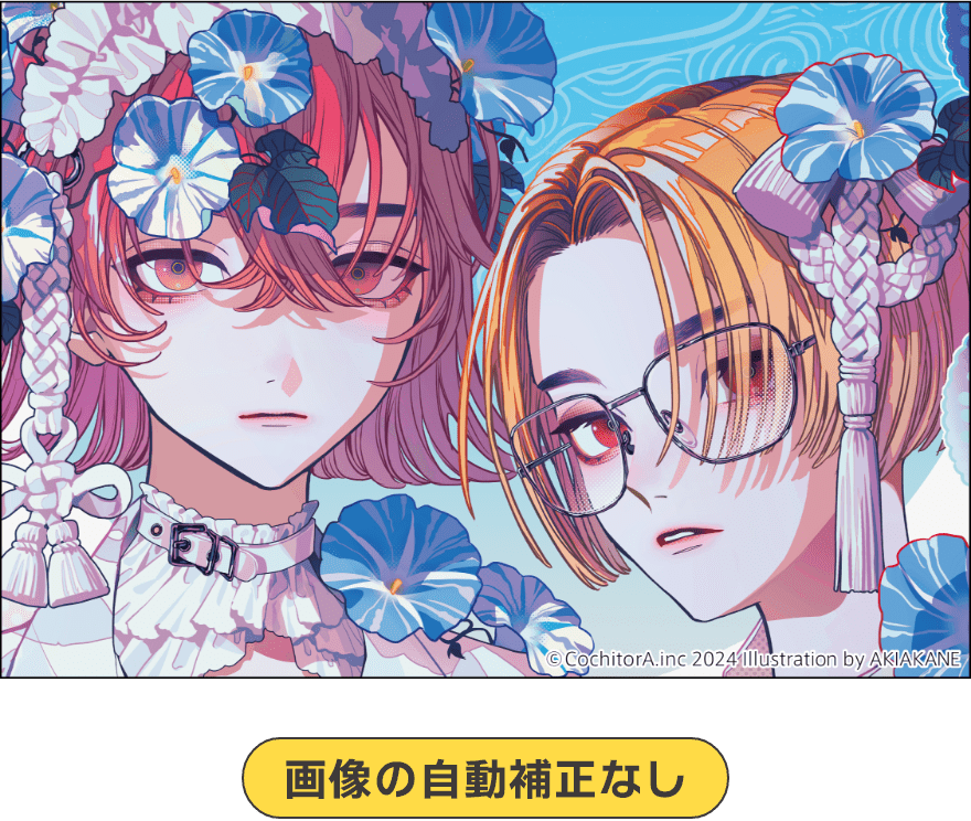 画像の自動補正なし ©CochitorA.inc 2024 Illustration by AKIAKANE
