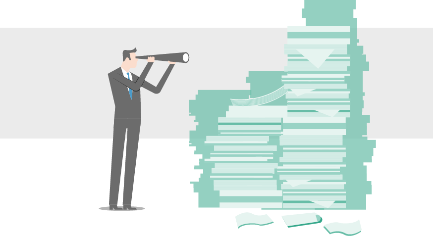 文書を探す時間を減らして、業務効率を上げたい！