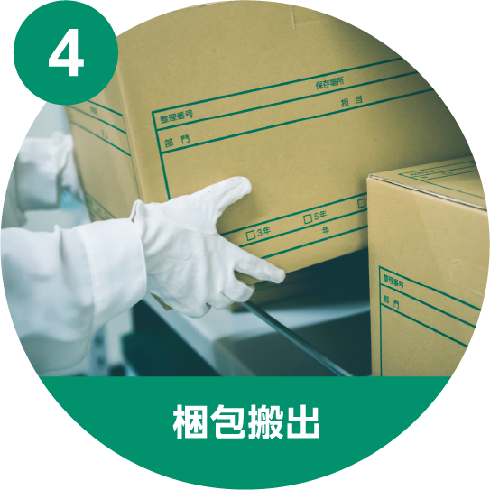 梱包搬出