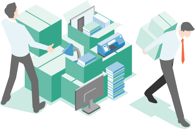 オフィスの移転・改修を機に紙文書を減らしたい！