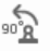 回転 左90度アイコン
