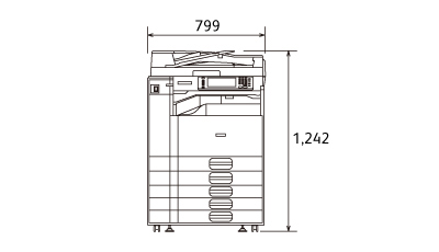 Able 1408 λ Model-D 側面図