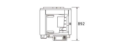 Able 1408 λ Model-D 上面図
