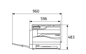 本体(DCモデル) 正面図