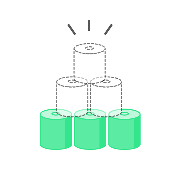 包材の在庫削減