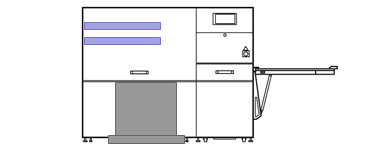 マルチタイプ(パレット1台+最大2カセット)のイメージ画像