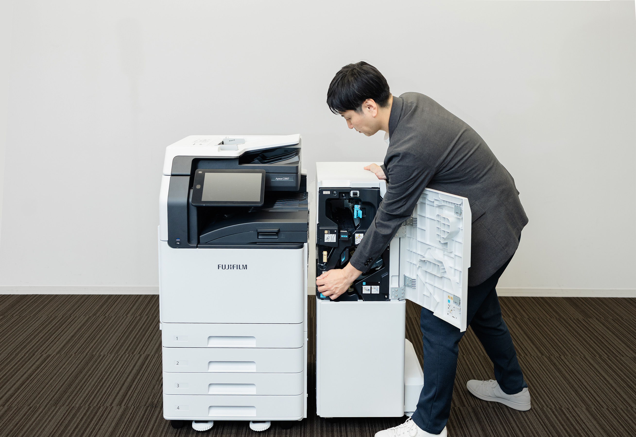 お客様が確実にできる 複合機の設置・交換作業​