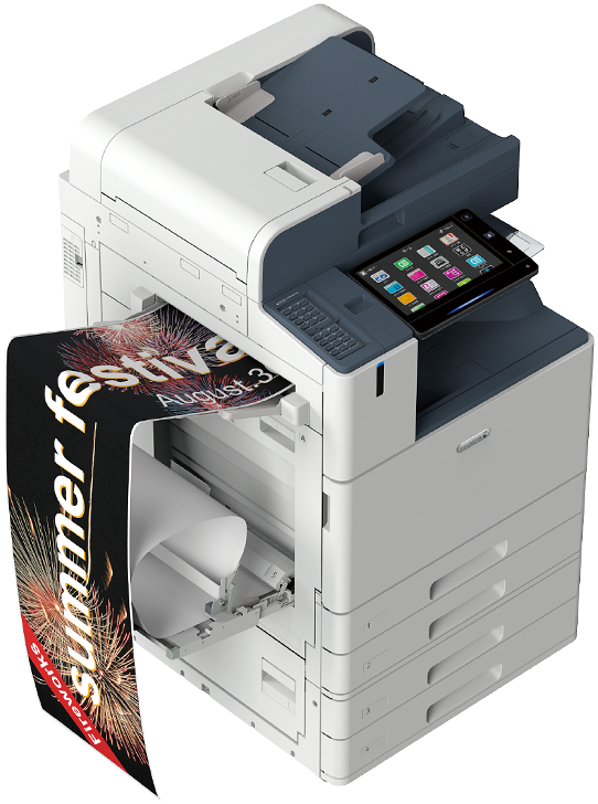 さまざまな用紙に、幅広く対応