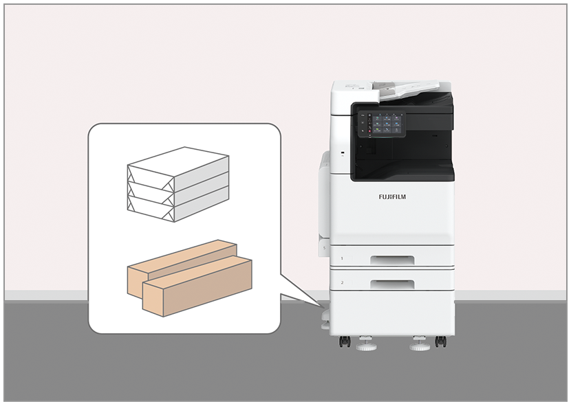 標準＋キャビネット付き1トレイモジュール