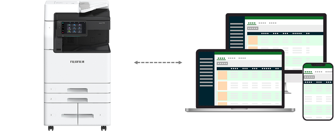 自社サービスと複合機 Apeos シリーズの連携をかんたんに開発できます