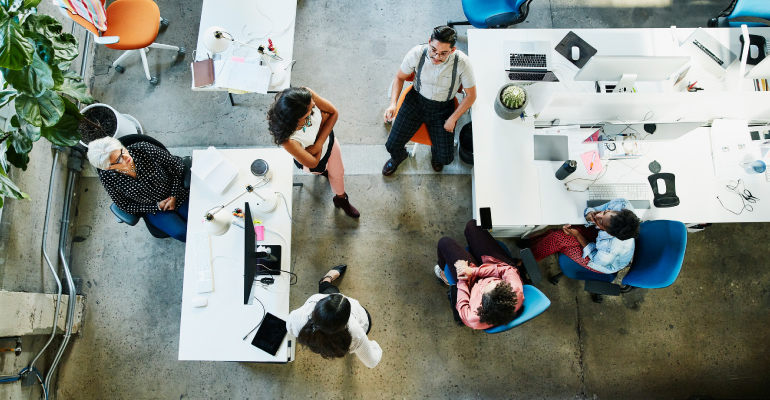 リニューアルで活性化したオフィス