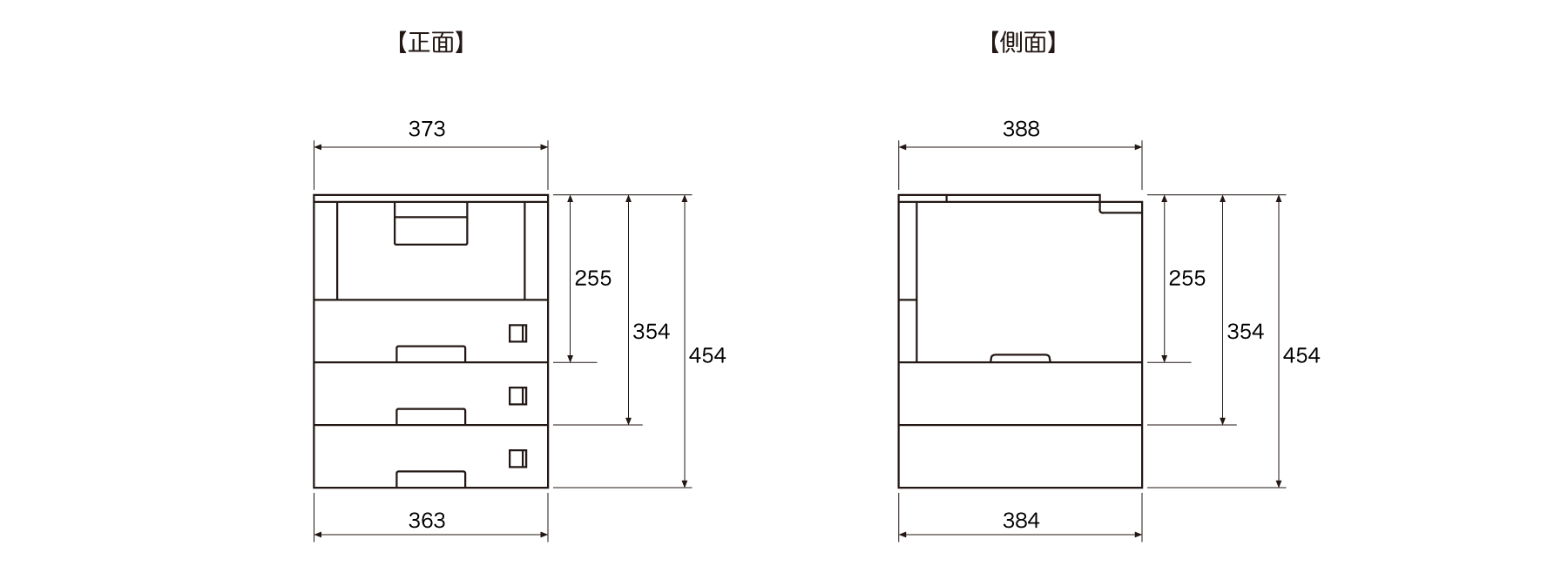 DocuPrint P360 dw 本体＋トレイモジュール×2段