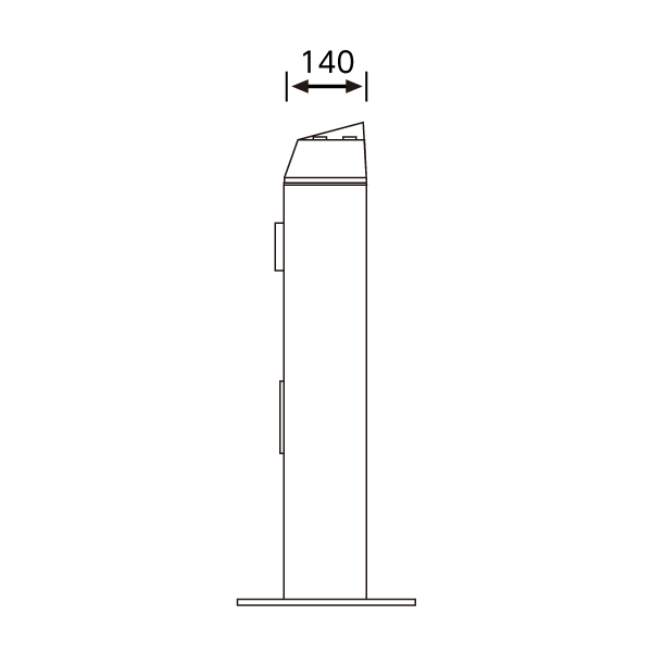 Coin Cashier 側面図