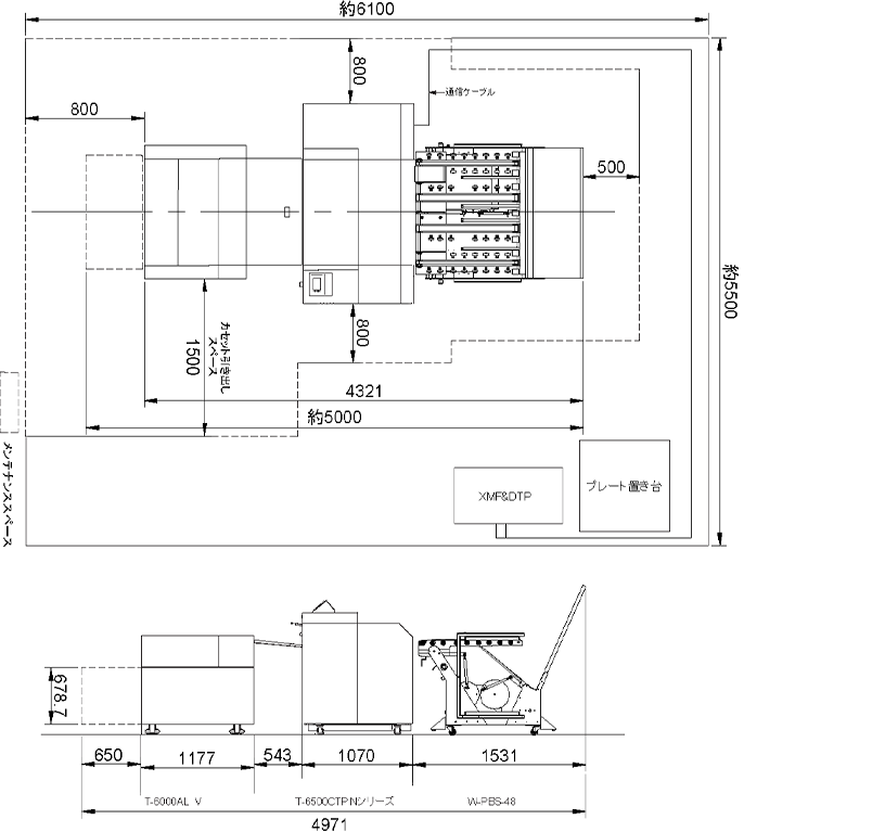 無処理ライン構成例-2