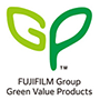 富士フイルムグループ「Green Value Products」 認定制度 ロゴ