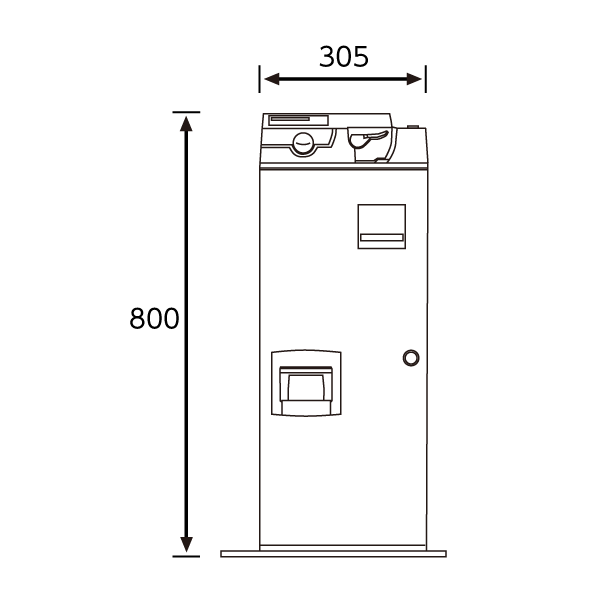 Coin Cashier 正面図