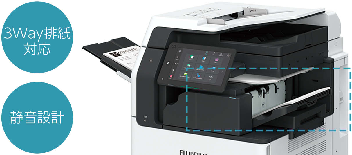 コンパクトなインナーフィニッシャー+サイドトレイ