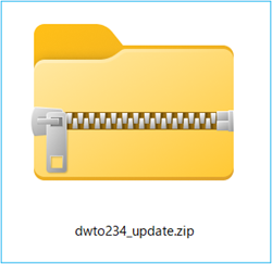 ダウンロードされたインストールファイル