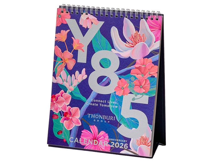 Calendar 2026 Thonburi Group 25th Anniversary.