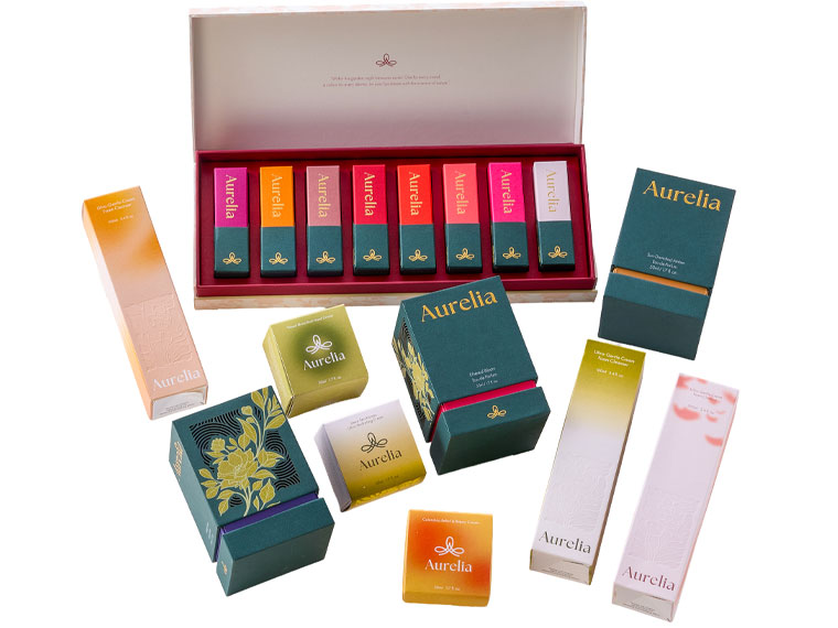 WIDE OCEAN - Aurelia Cosmetics and Skincare Packaging Series