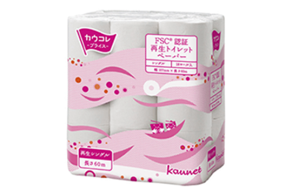 FSC再生トイレットペ―パ―　S60m