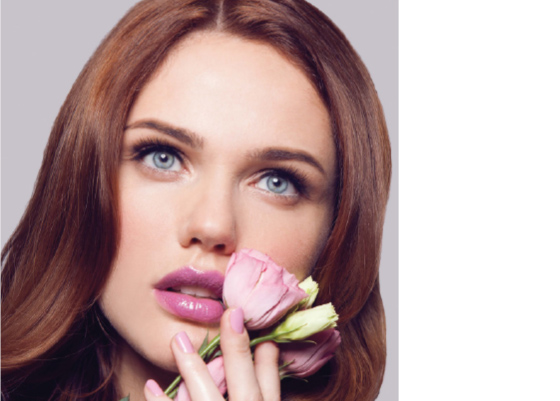 「長髮女士」列印範本