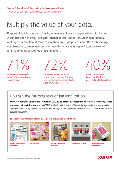 Xerox® FreeFlow® Variable Information Suite Brochure