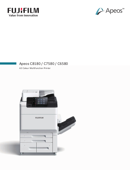 Apeos C8180 / C7580 / C6580 : Brochure | FUJIFILM Business