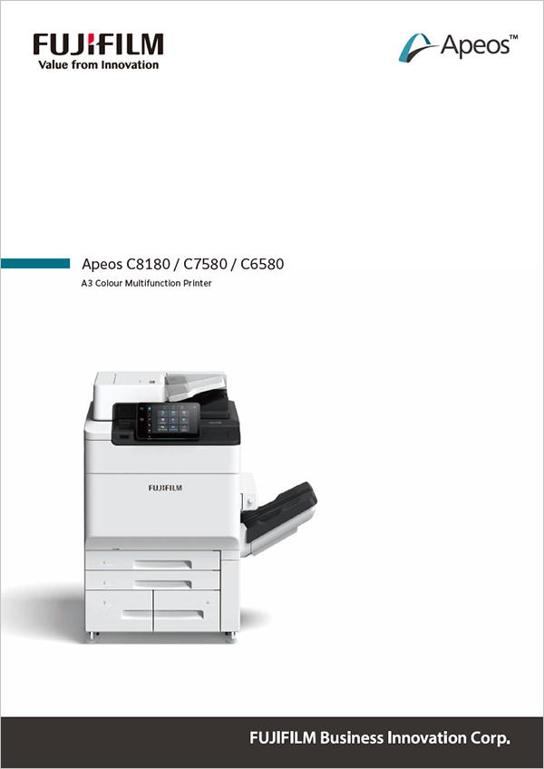 Apeos C8180 / C7580 / C6580 : Brochure | FUJIFILM Business
