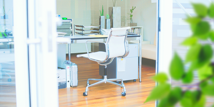 A modern and bright office