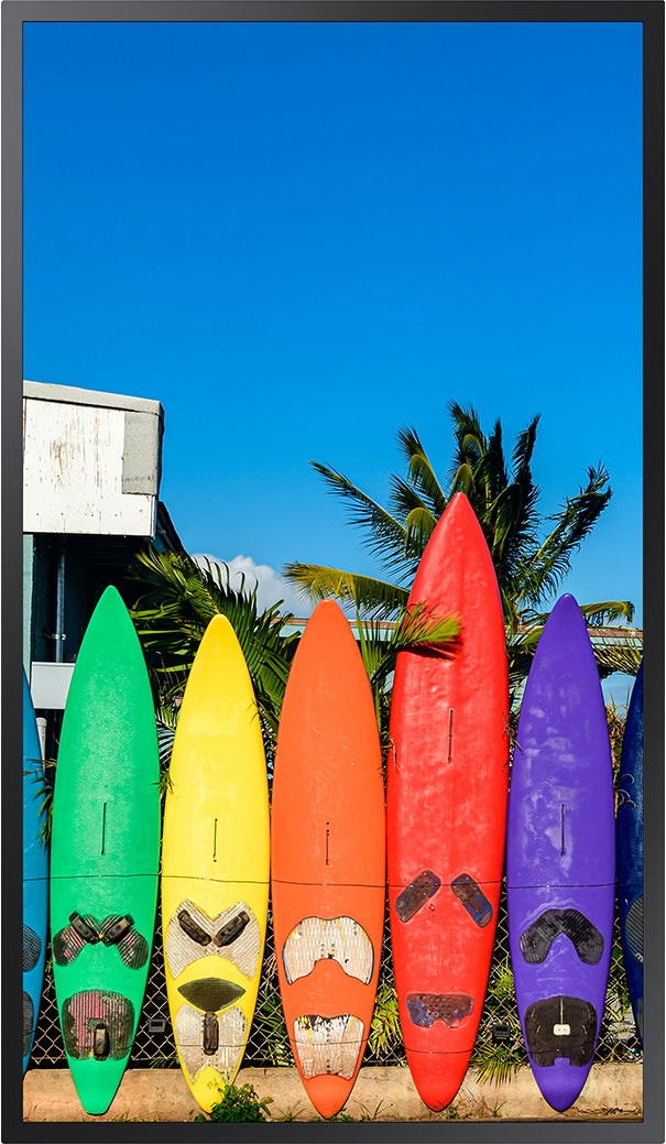 Modern digital signage tvs