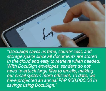 docusign saves us time