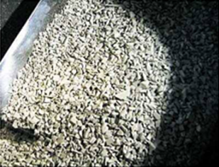 Crushed product covers or trays.