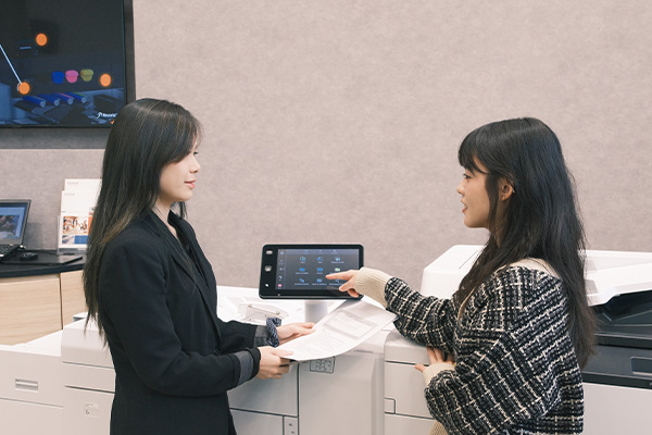 using Fujifilm multifunction printer to print for business use in office