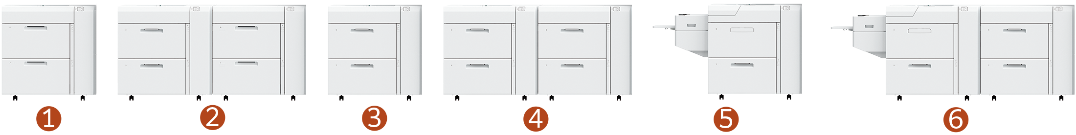 Photos of 6 feeding options