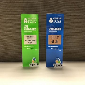 賀！2023 TCSA台灣企業永續獎雙冠王