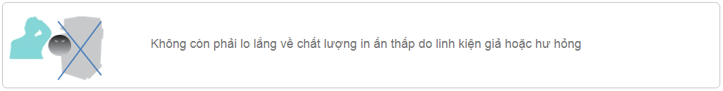 Dịch vụ FSMA sẽ đảm bảo chất lượng in ấn bằng việc sử dụng phụ tùng chính hãng.