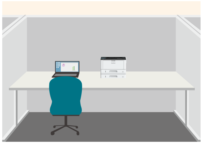 Up to 2 tray configuration can be placed on your desktop with its optimal height