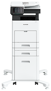 Standard + one optional 550-sheet Feeder + High Capacity Feeder