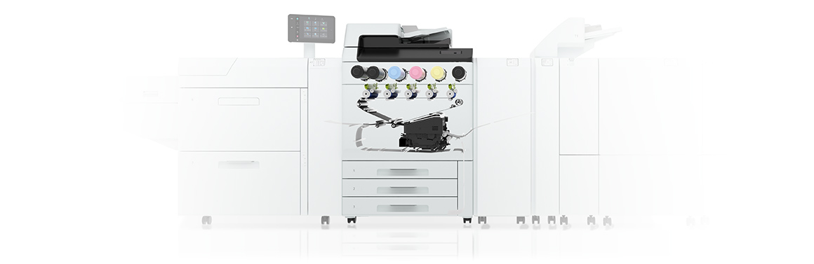 Hình ảnh 3D bên trong máy in